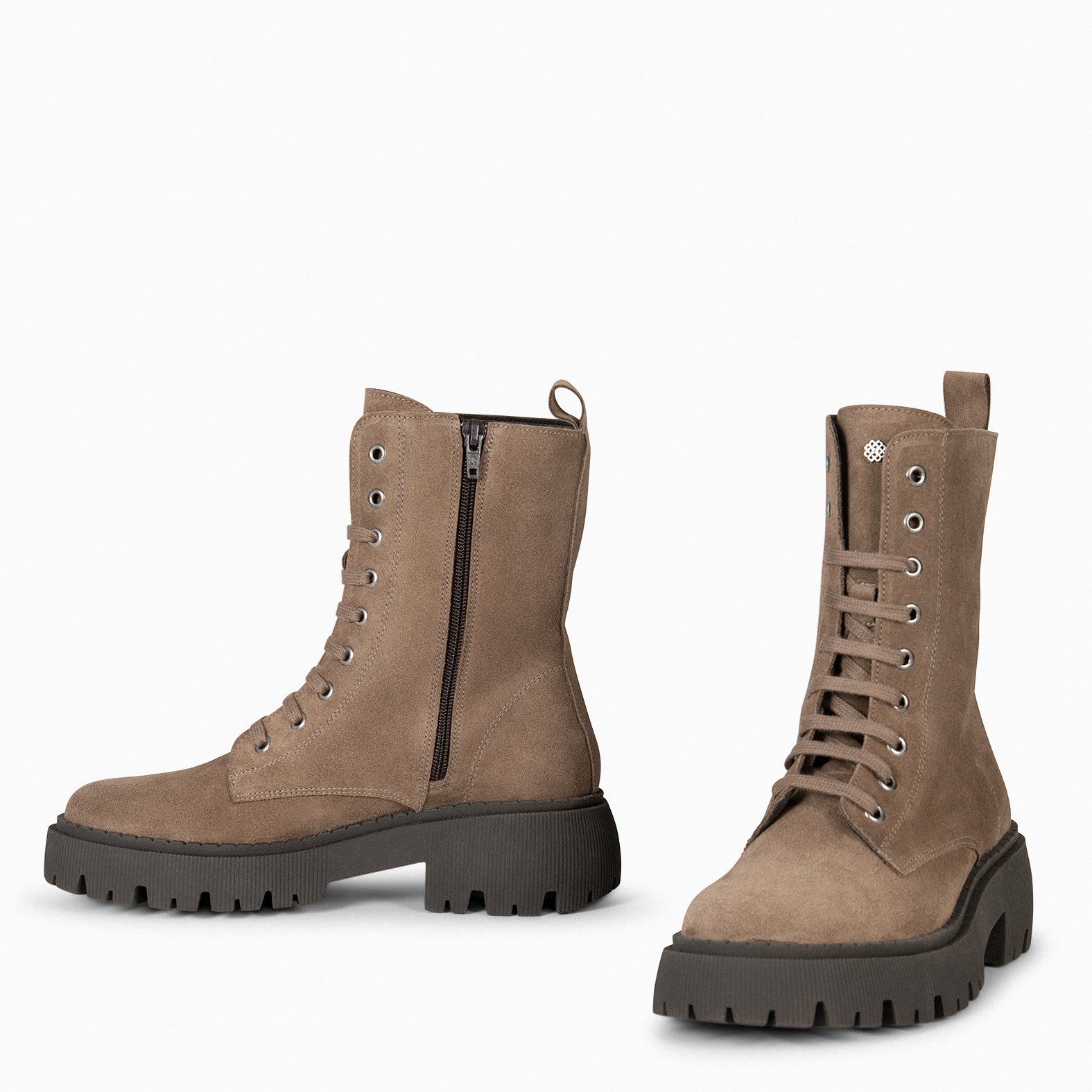 HALEN - Botas militares plataforma track TAUPE - miMaO ®