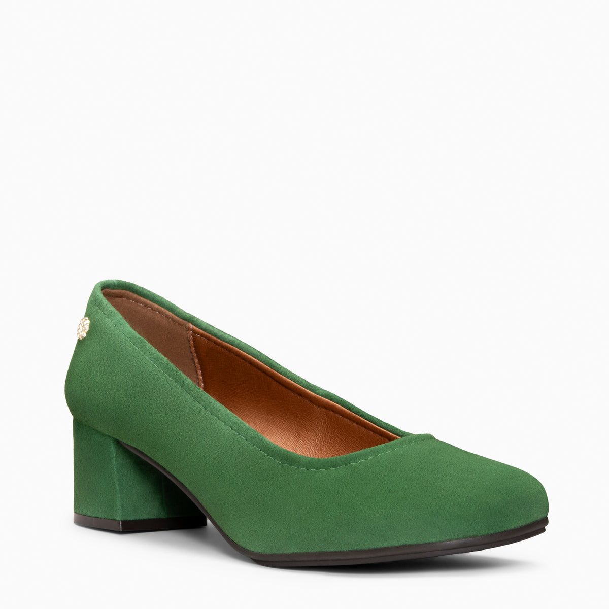 URBAN BARESOFT - GREEN wide heel shoes