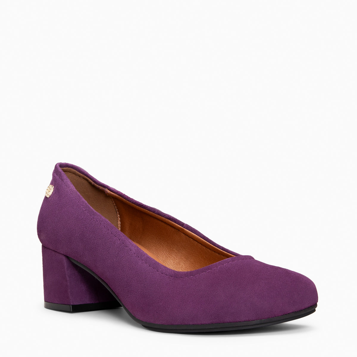 URBAN BARESOFT - PURPLE wide heel shoes