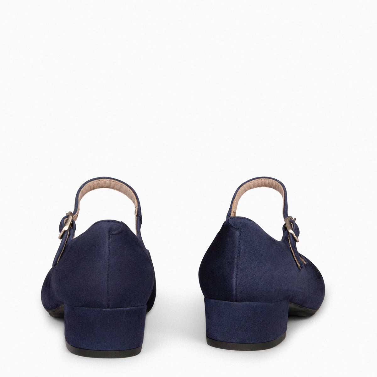 NORA – NAVY Mary-Janes with low heel