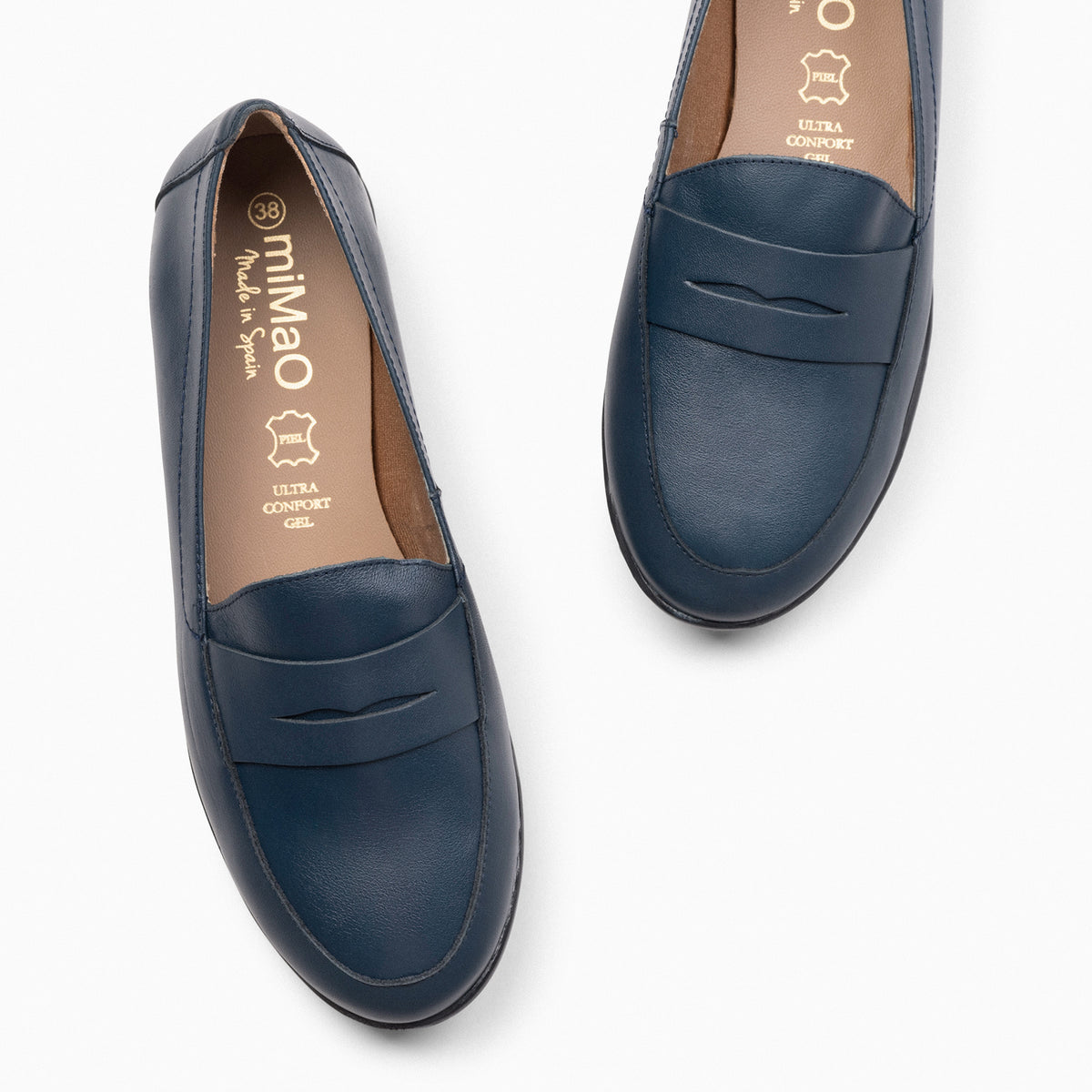 360 – NAVY moccasins with mask