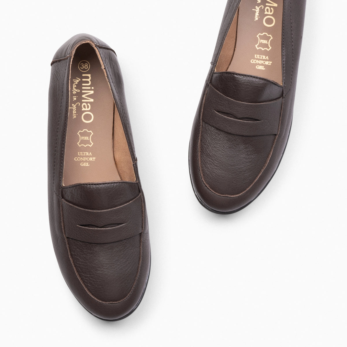 360 - Mocasines con Antifaz MARRÓN - miMaO ®