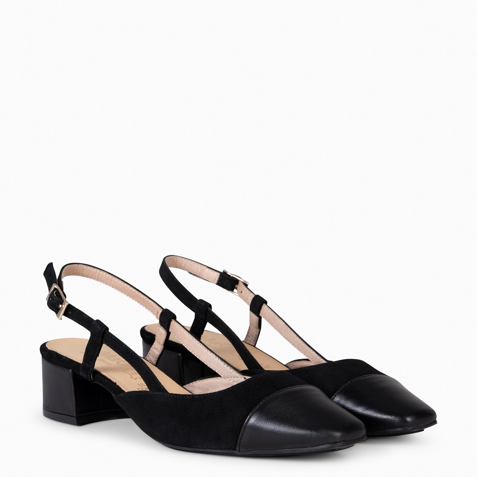 AUDREY - Zapatos destalonados con puntera NEGRO - miMaO ®
