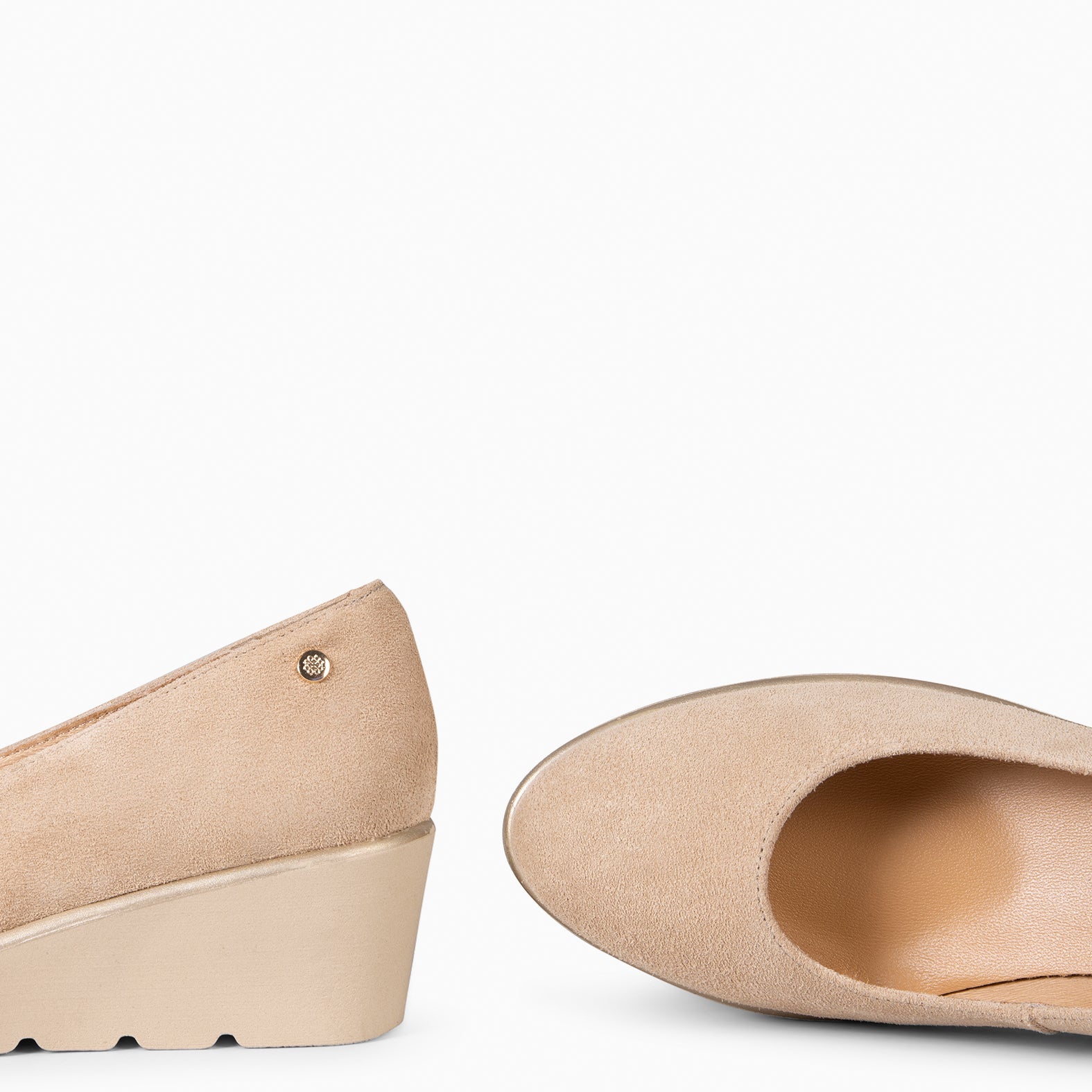 IRIS - Bailarina con cuña BEIGE - miMaO ®