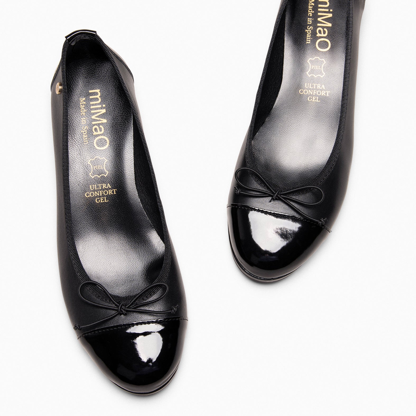 NORINA - Bailarina NEGRO con cuña - miMaO ®