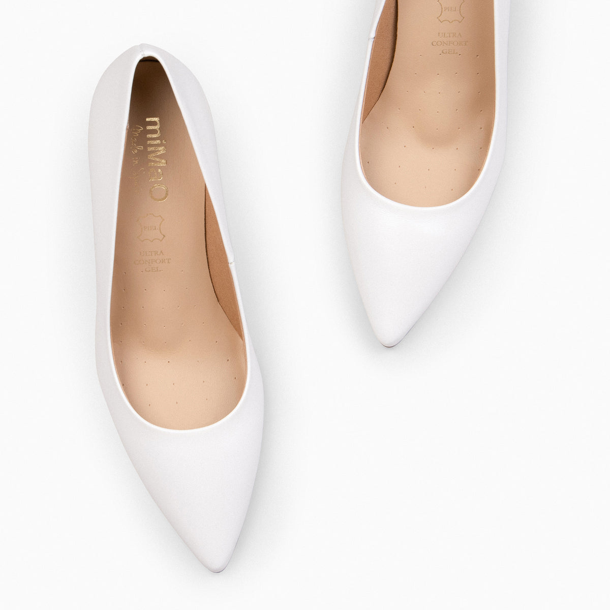 STILETTO SALON - Zapato de tacón de Aguja NÁCAR