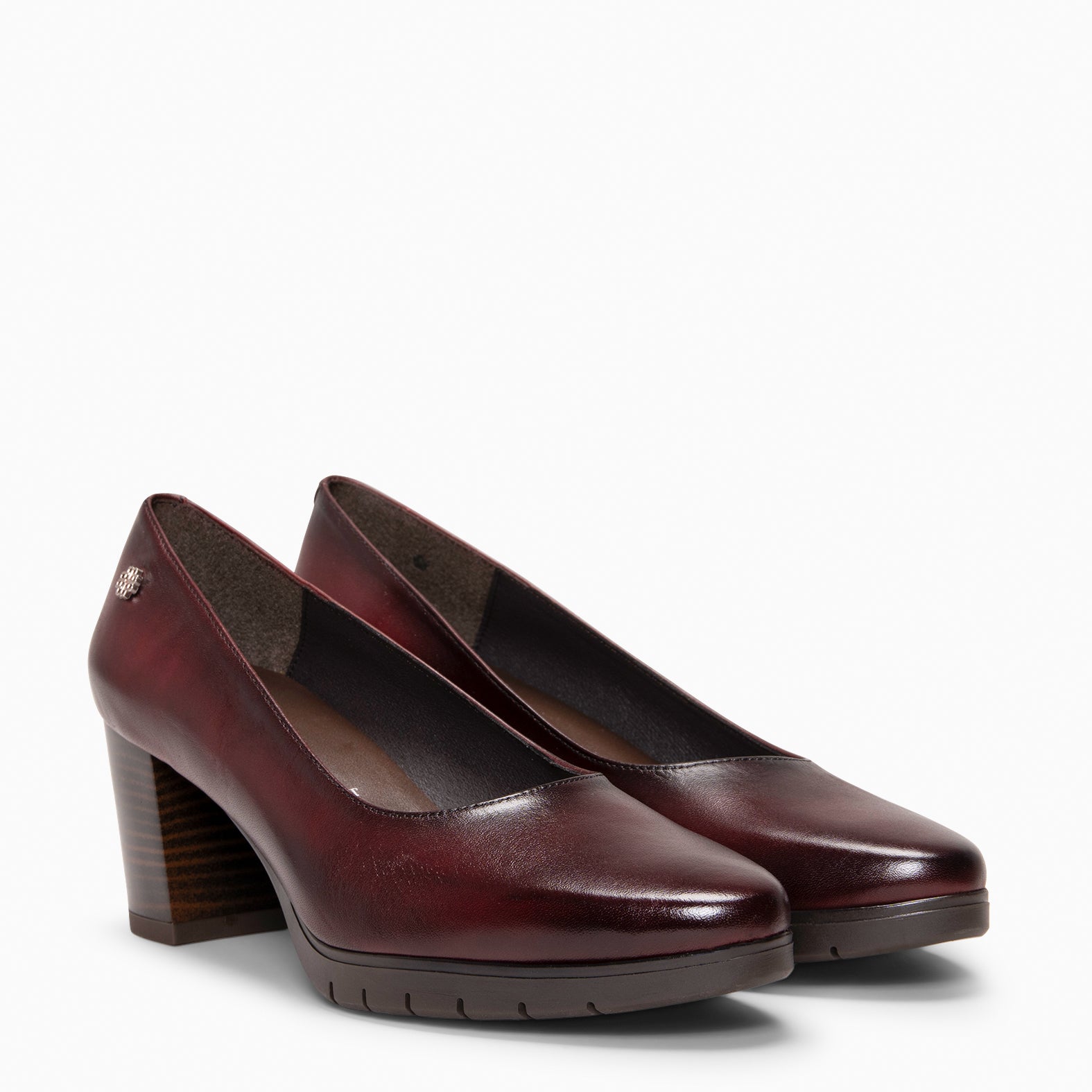 URBAN TREND S - BURGUNDY Platform high heel