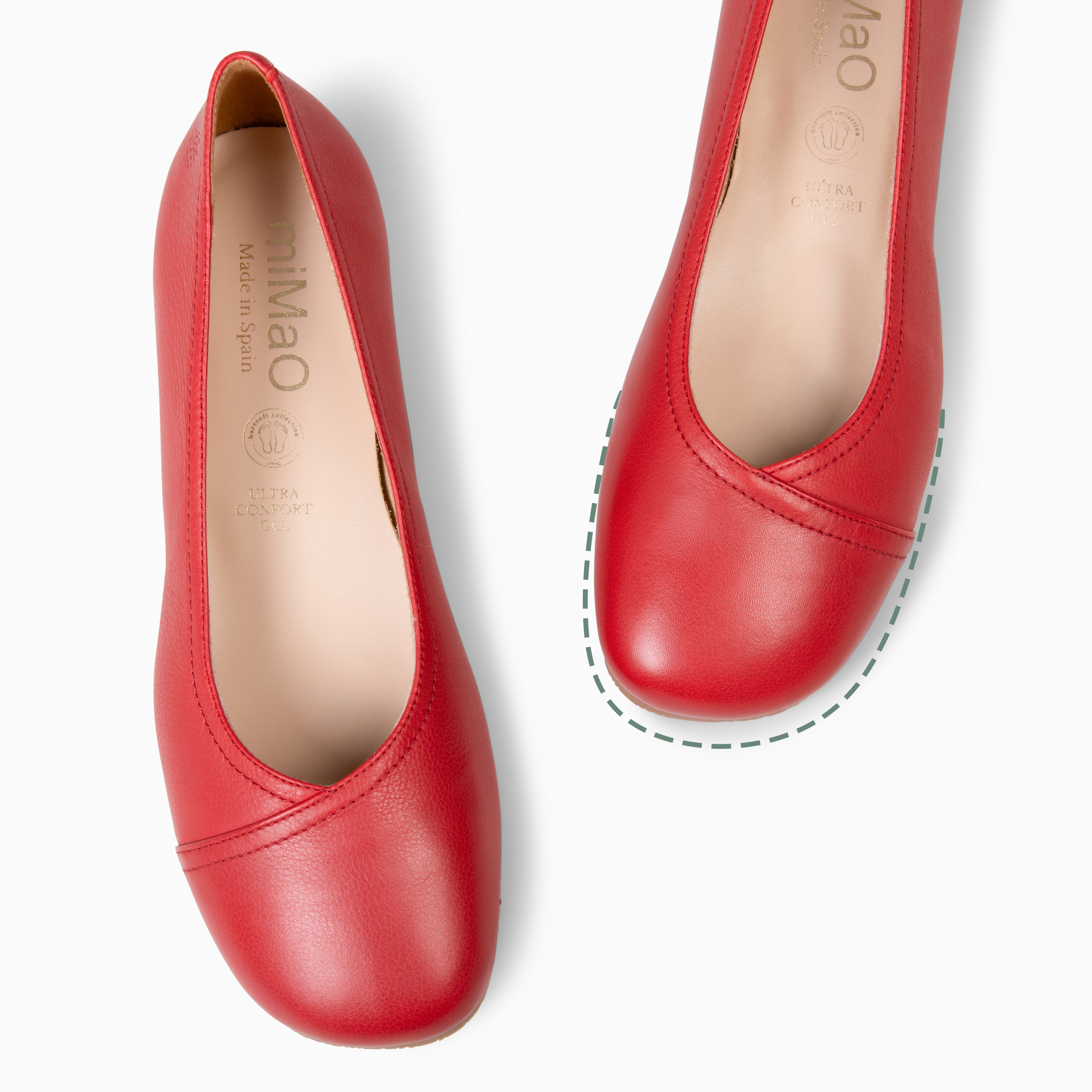 PLUMA - BAILARINA ESTILO BARESOFT ROJO - miMaO ®