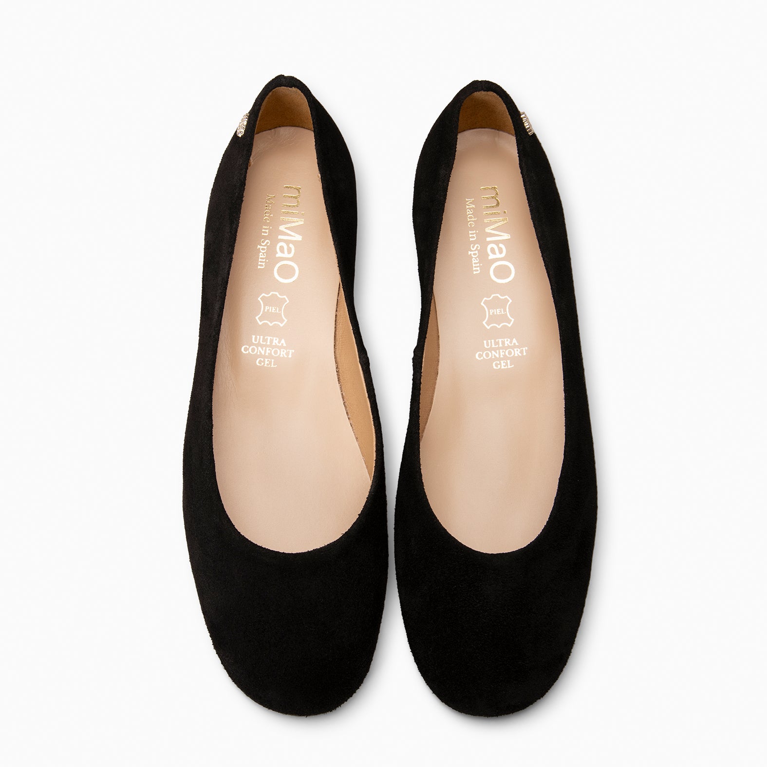 CHLOE - Ballerines en daim à bout rond NOIR