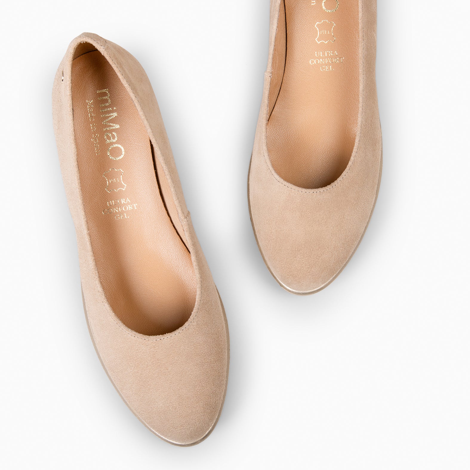 IRIS - Bailarina con cuña BEIGE - miMaO ®