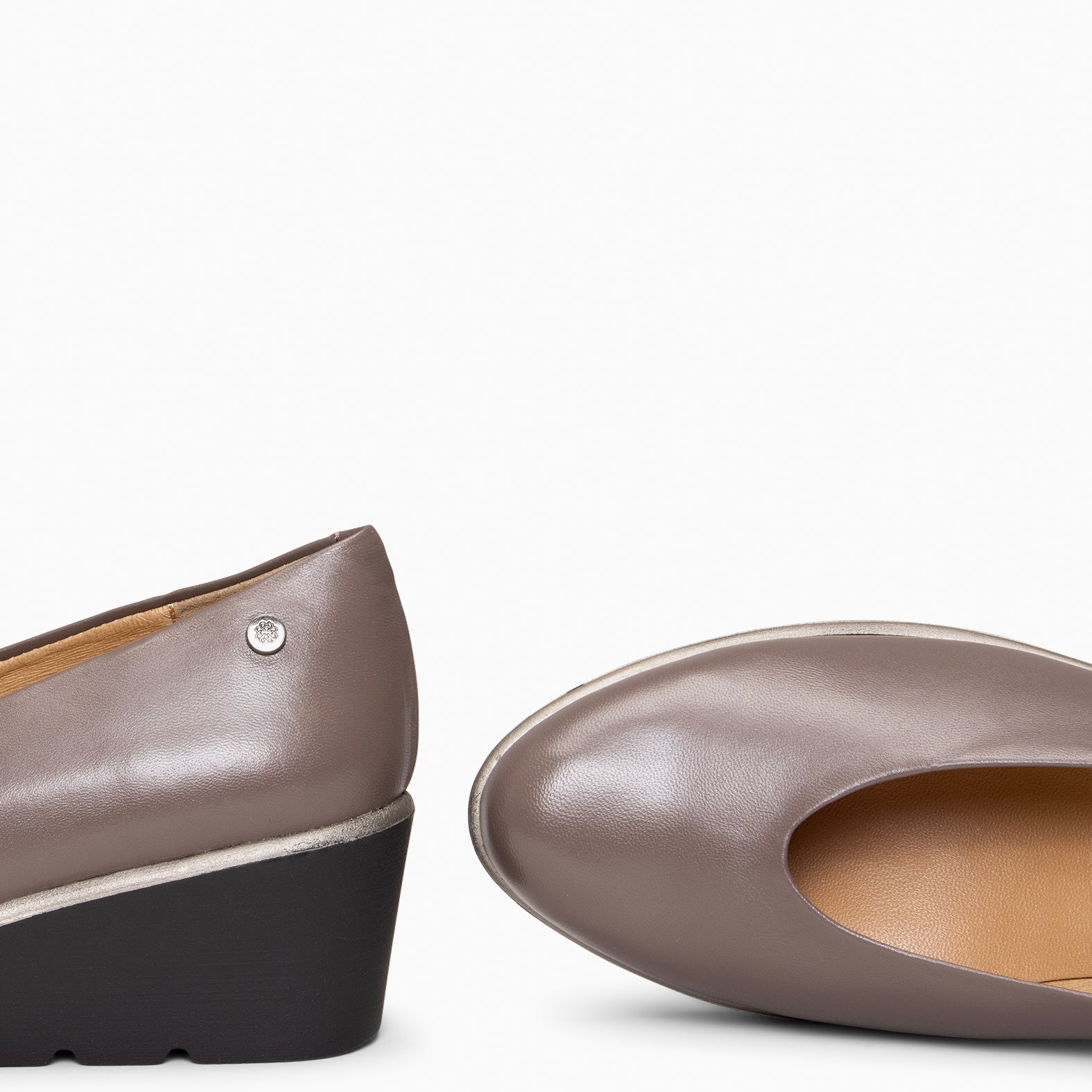 IVY - Bailarina con cuña TAUPE - miMaO ®