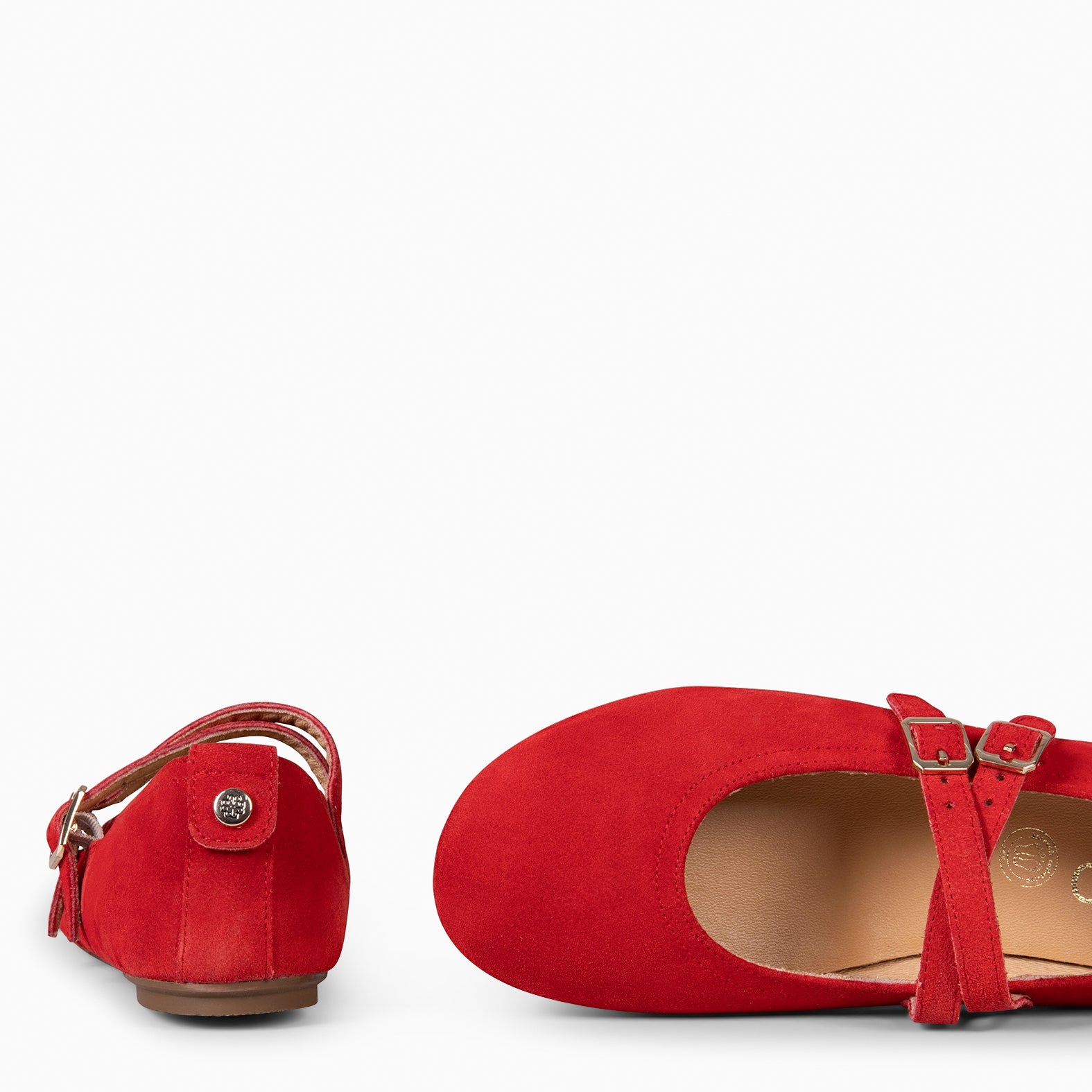 AMAPOLA - BAILARINA PLANA BARESOFT ROJO - miMaO ®