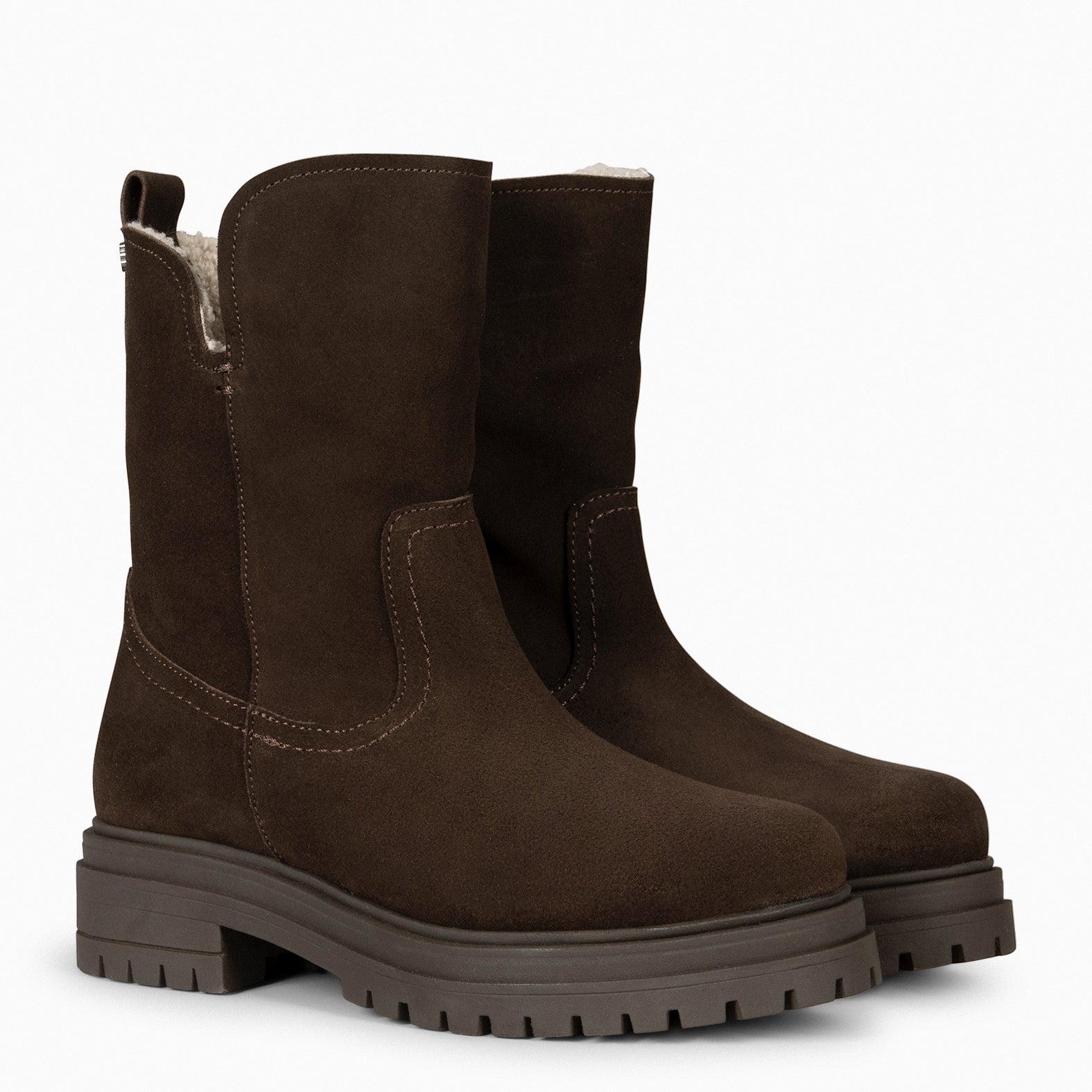 LAPONIA – Bottines Fourrées MARRON pour femme