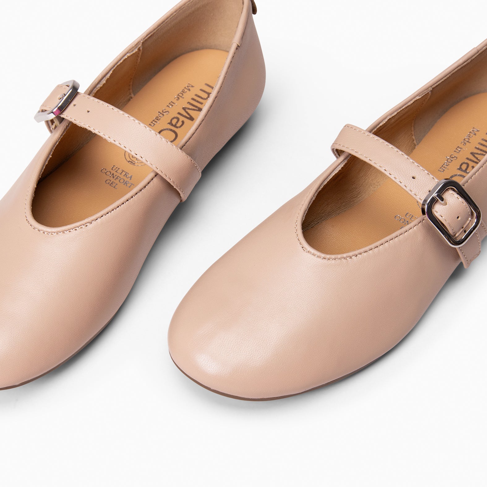 ALHELI - Merceditas con tira ajustable NUDE - miMaO ®