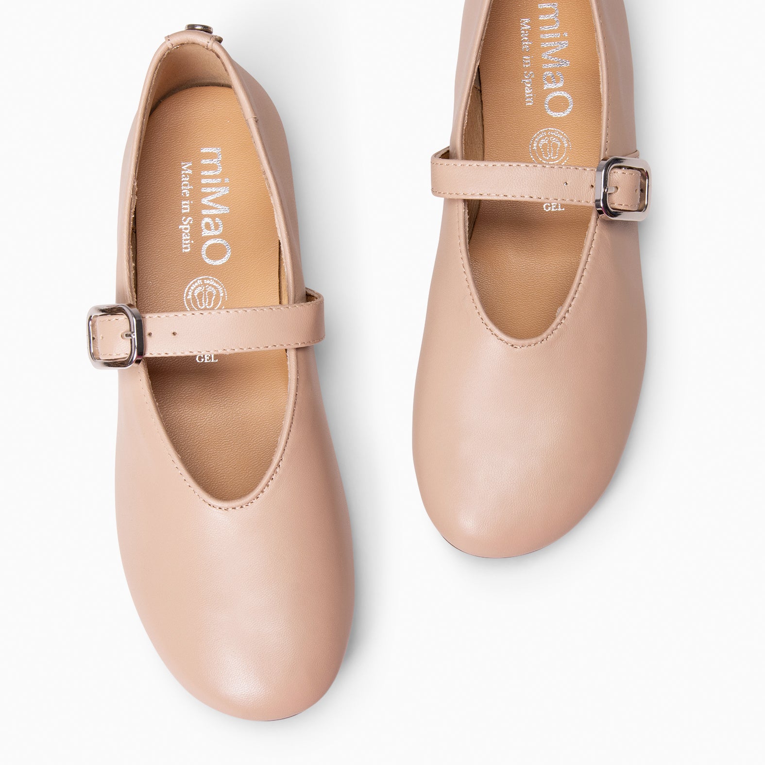 ALHELI - Merceditas con tira ajustable NUDE - miMaO ®