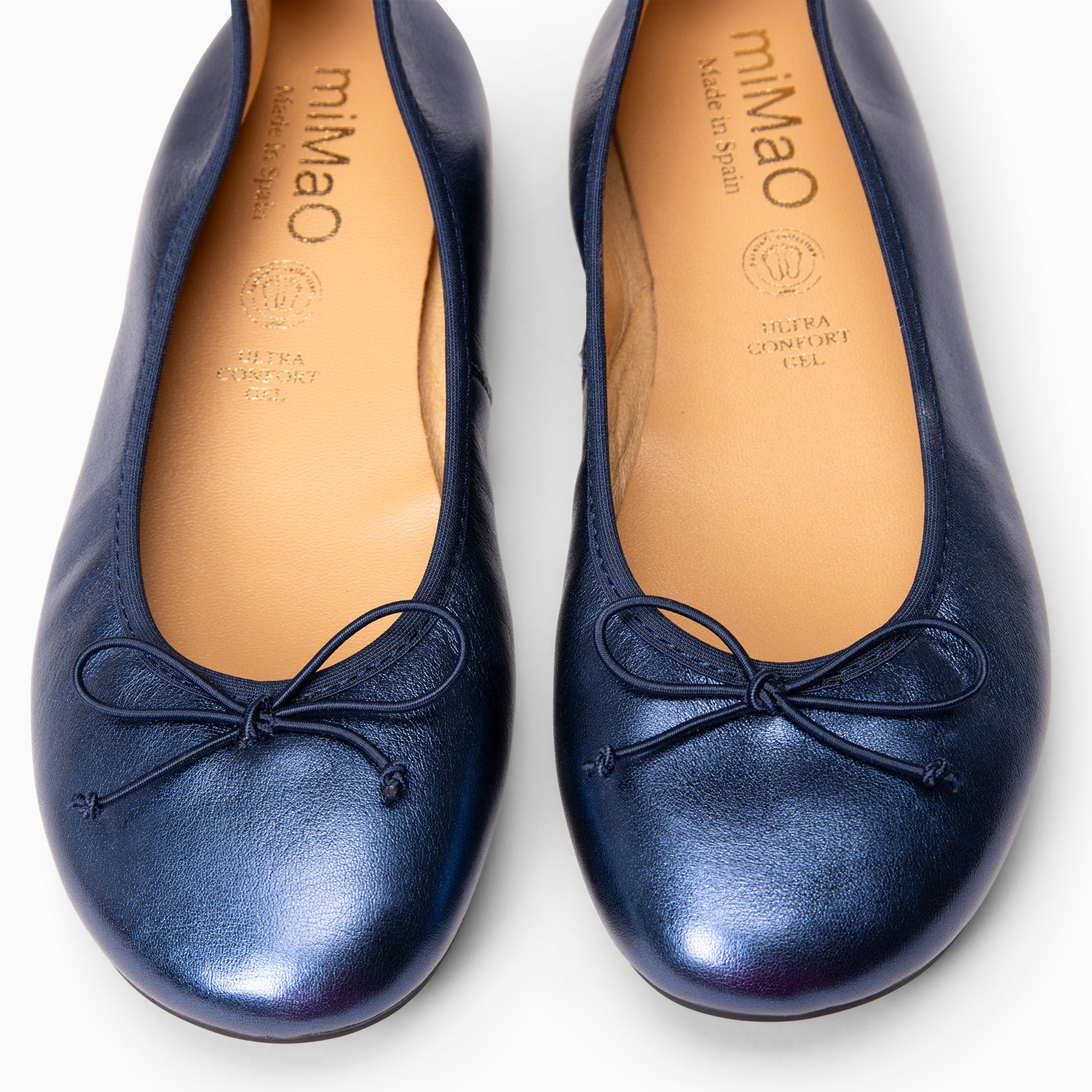 CAMPANILLA - Bailarinas baresoft con lazo MARINO