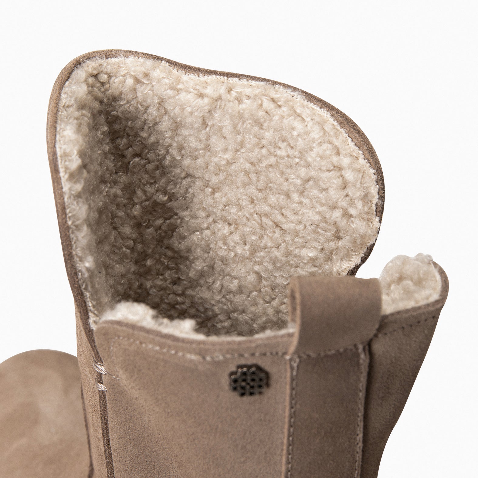 LAPONIA – Bottines Fourrées TAUPE pour femme