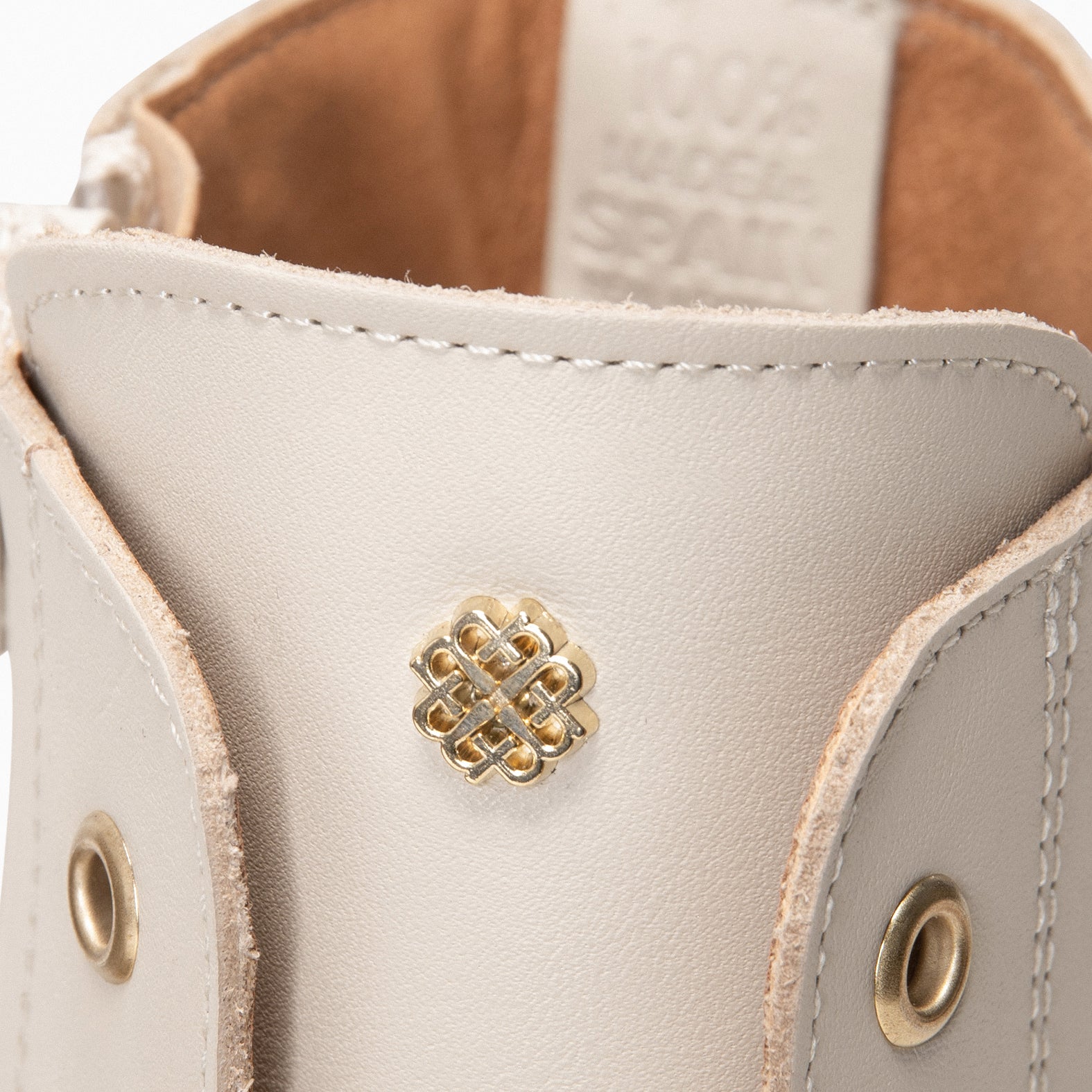HALEN - Botas militares plataforma track BEIGE - miMaO ®