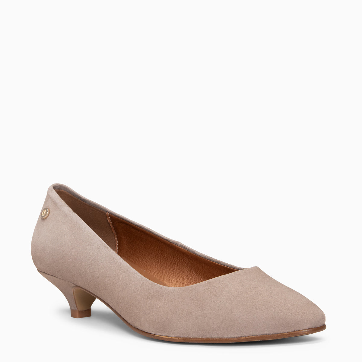 URBAN MINI - TAUPE suede low heel pumps