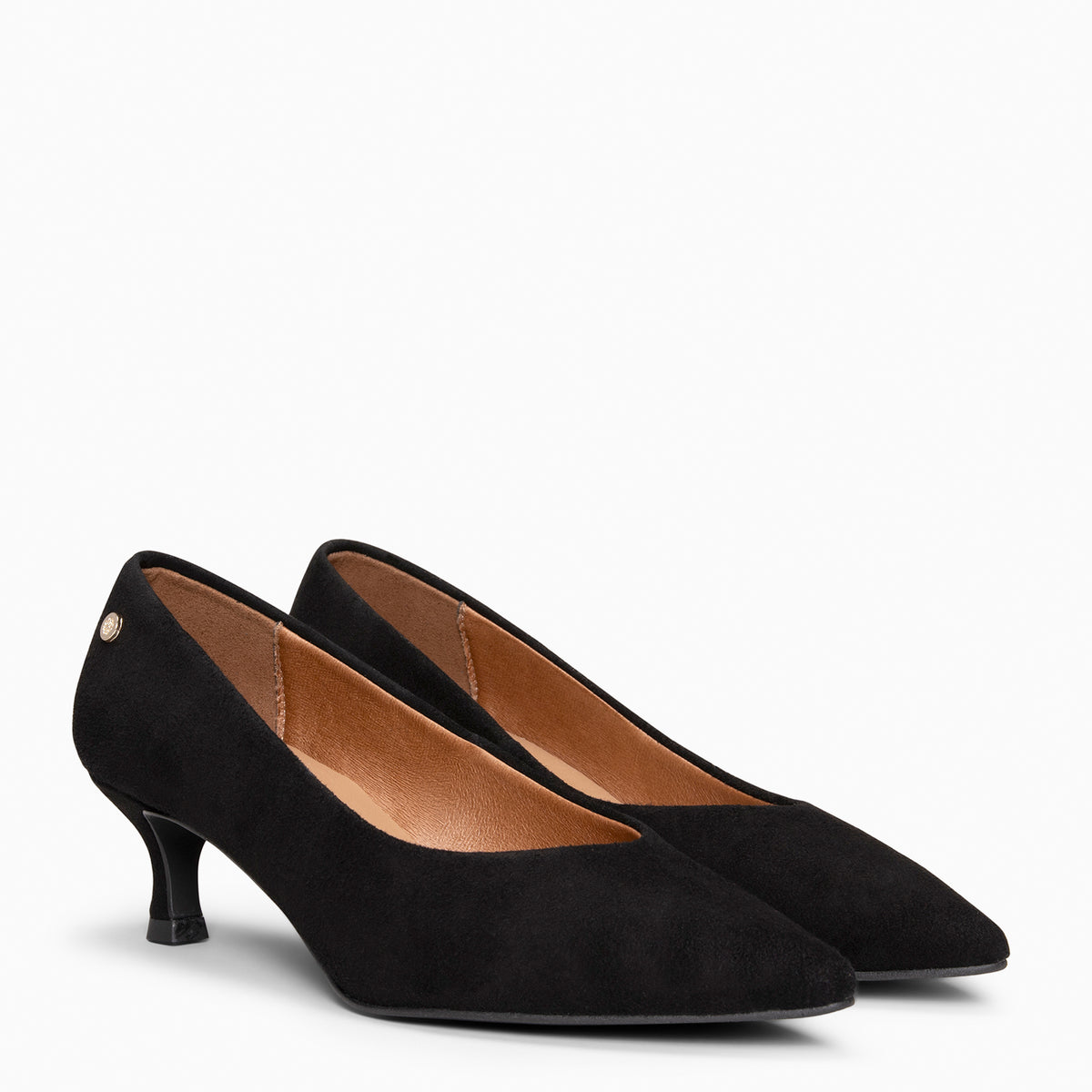 ESTHER – Sapato de salto baixo para mulher PRETO