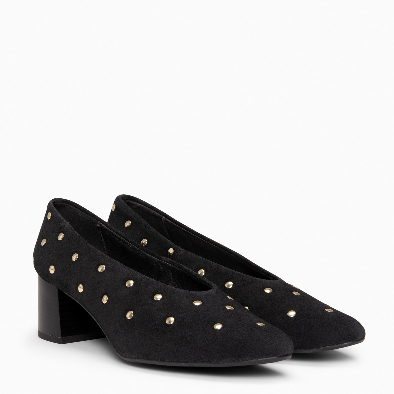 URBAN STYLE TACHAS - Zapatos de tacón ancho NEGRO - miMaO ®