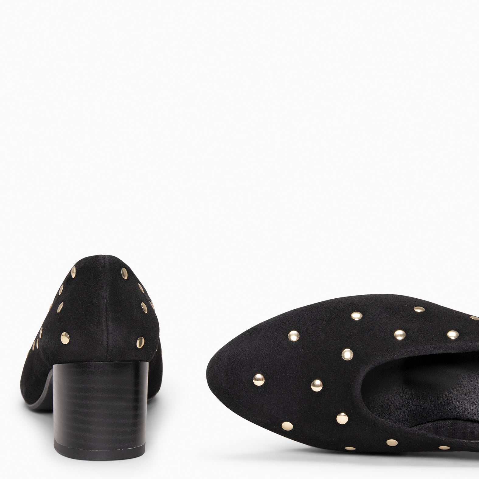 URBAN STYLE TACHAS - Zapatos de tacón ancho NEGRO - miMaO ®