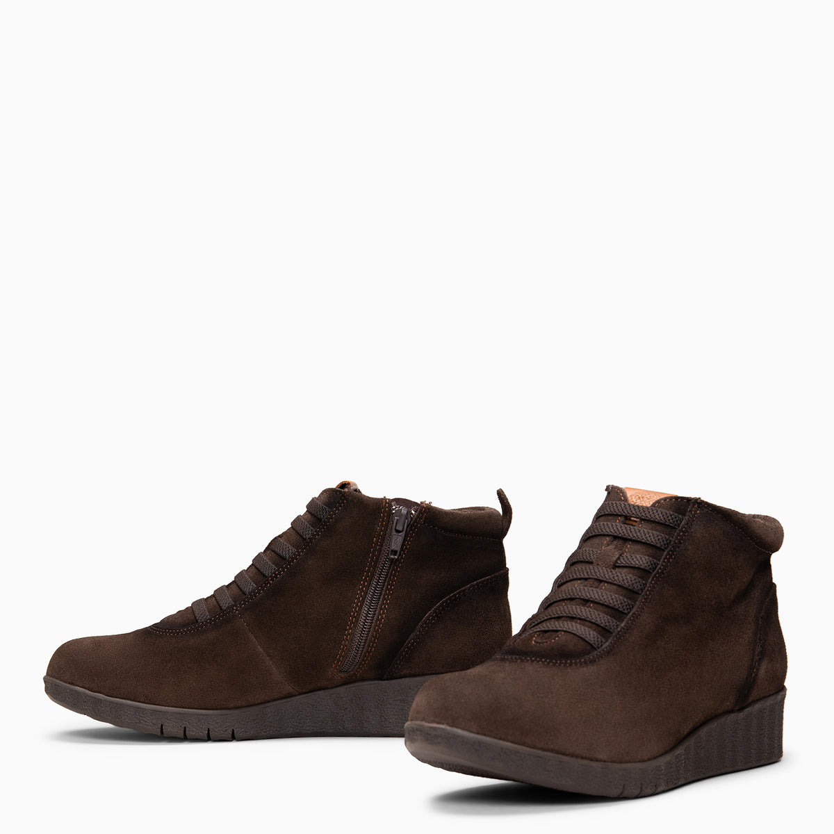 FLEXY - Zapatillas abotinadas MOKA