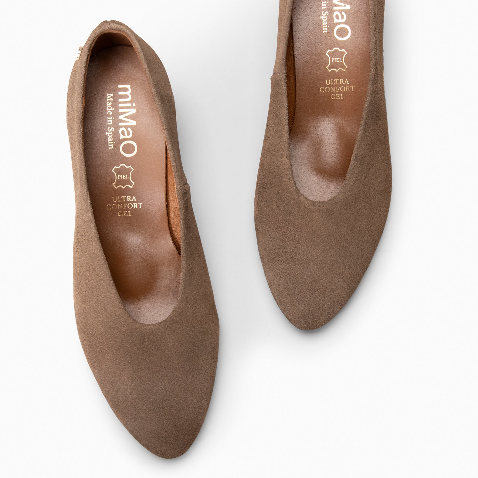 URBAN STYLE - Zapatos de tacón ancho TAUPE - miMaO ®