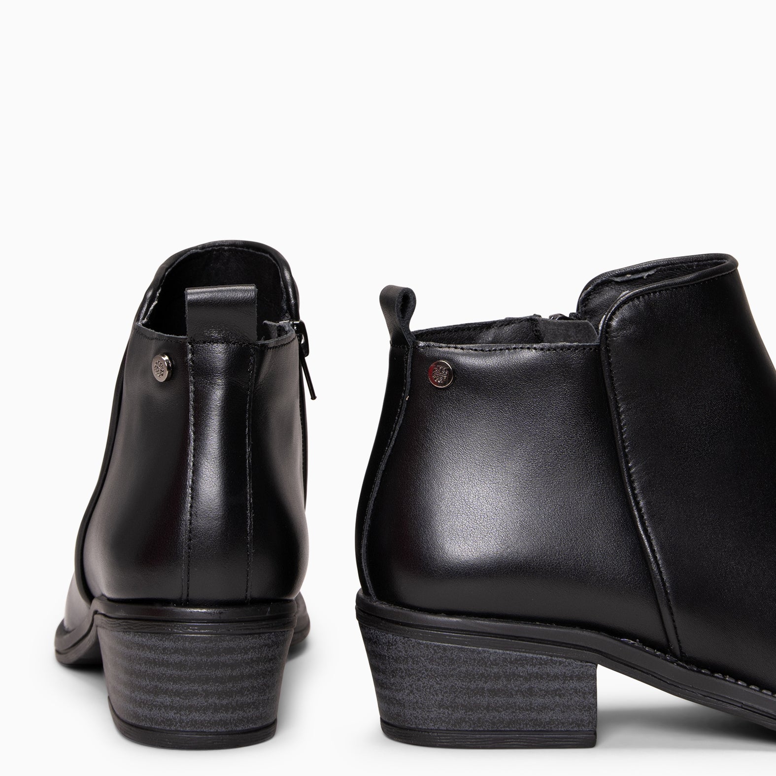 BALTIMORE - BOTINES DE CAÑA BAJA NEGRO - miMaO ®