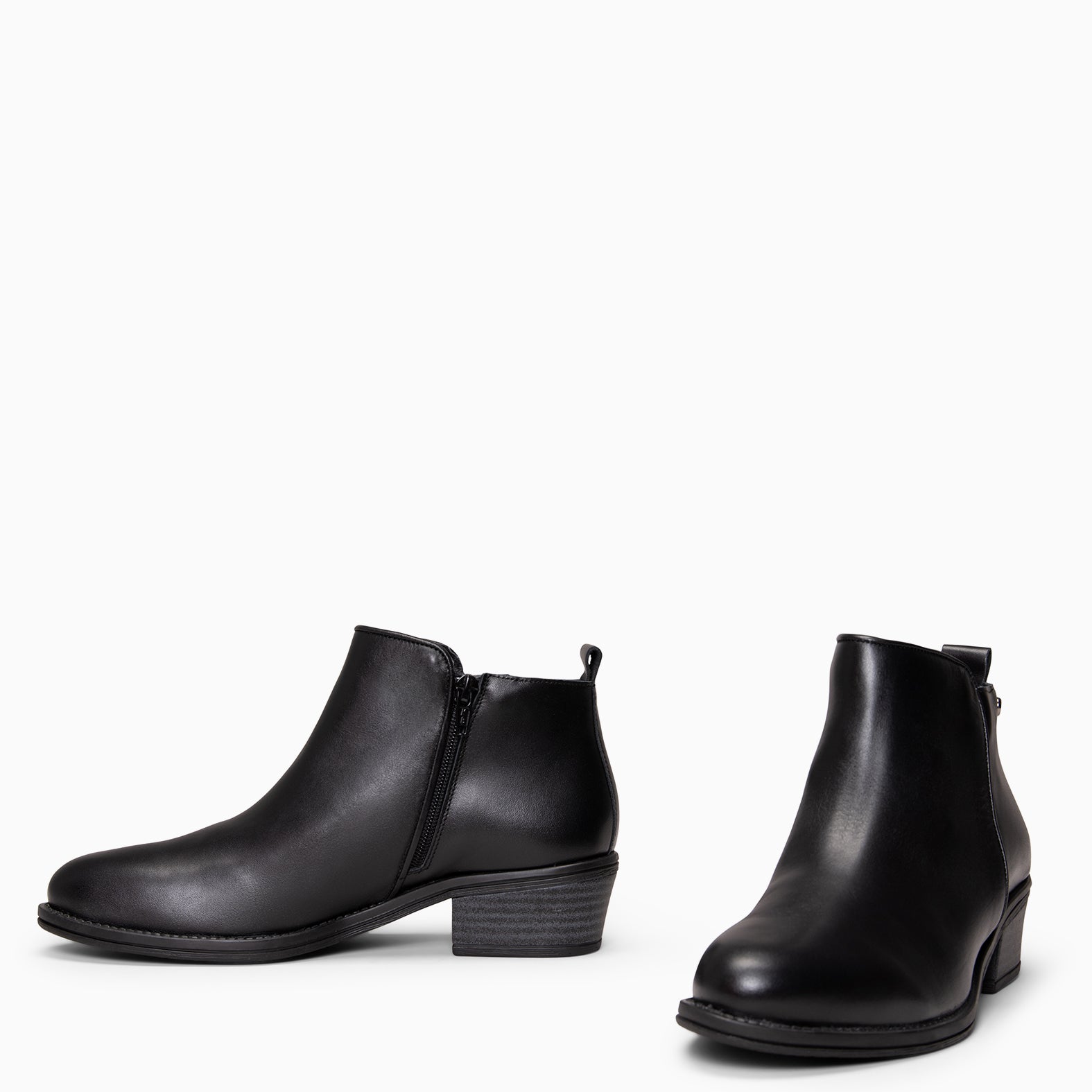BALTIMORE - BOTINES DE CAÑA BAJA NEGRO - miMaO ®