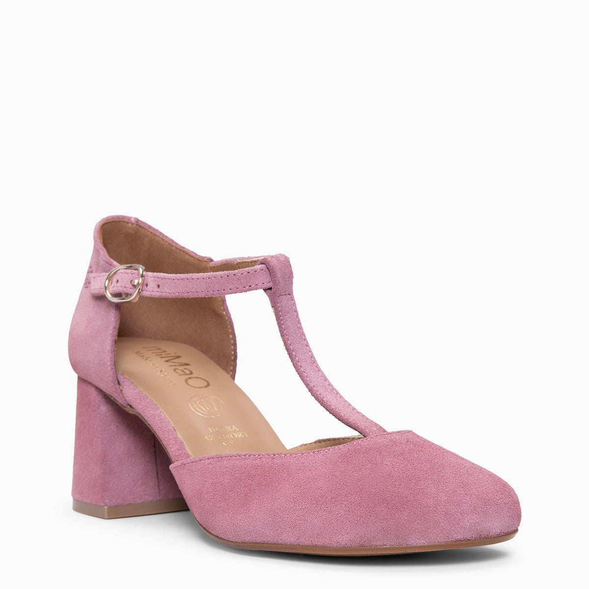 AZUCENA - Zapato baresoft con tacón ROSA
