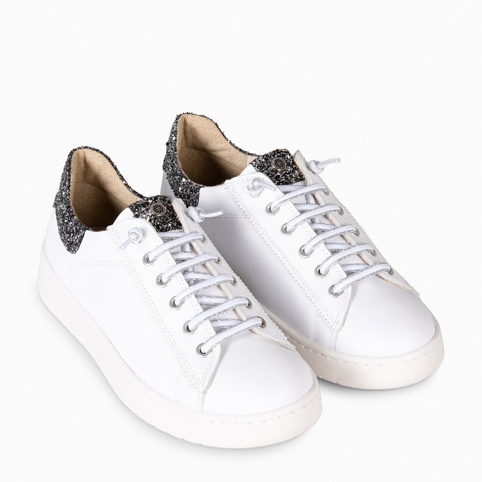 NANTES - Zapatillas Elegantes BLANCOGLITTER - miMaO ®