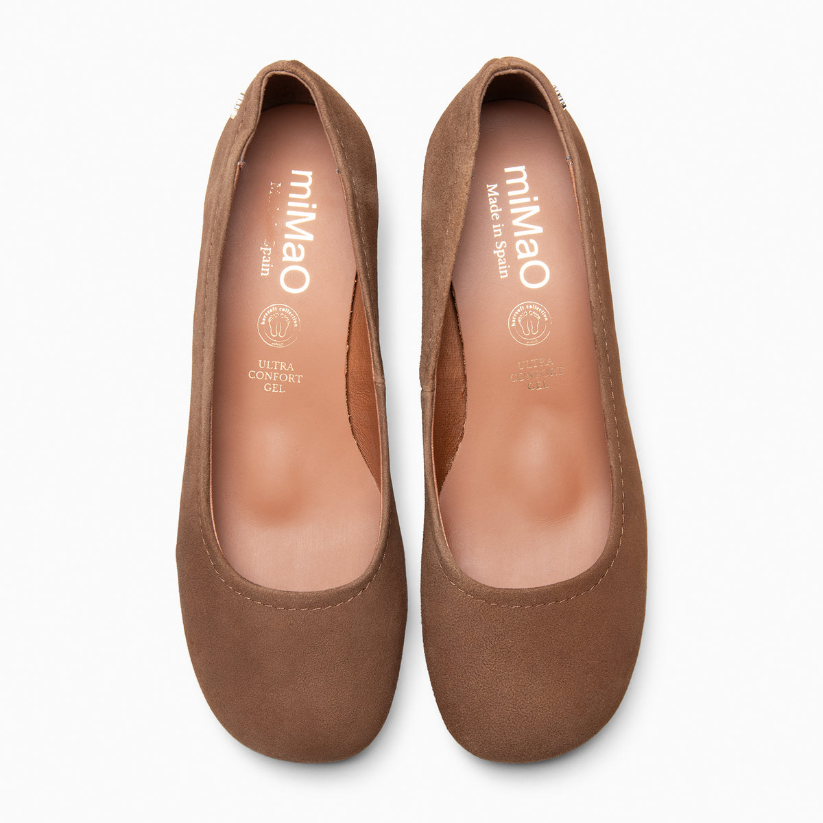 URBAN BARESOFT - Zapatos de salón de tacón ancho MARRON