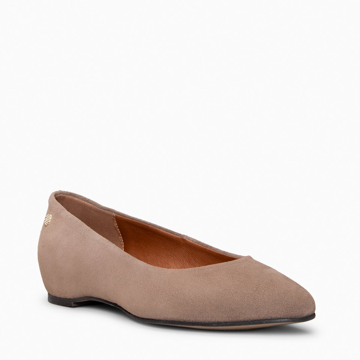 MALOU - Bailarinas con cuña interior TAUPE