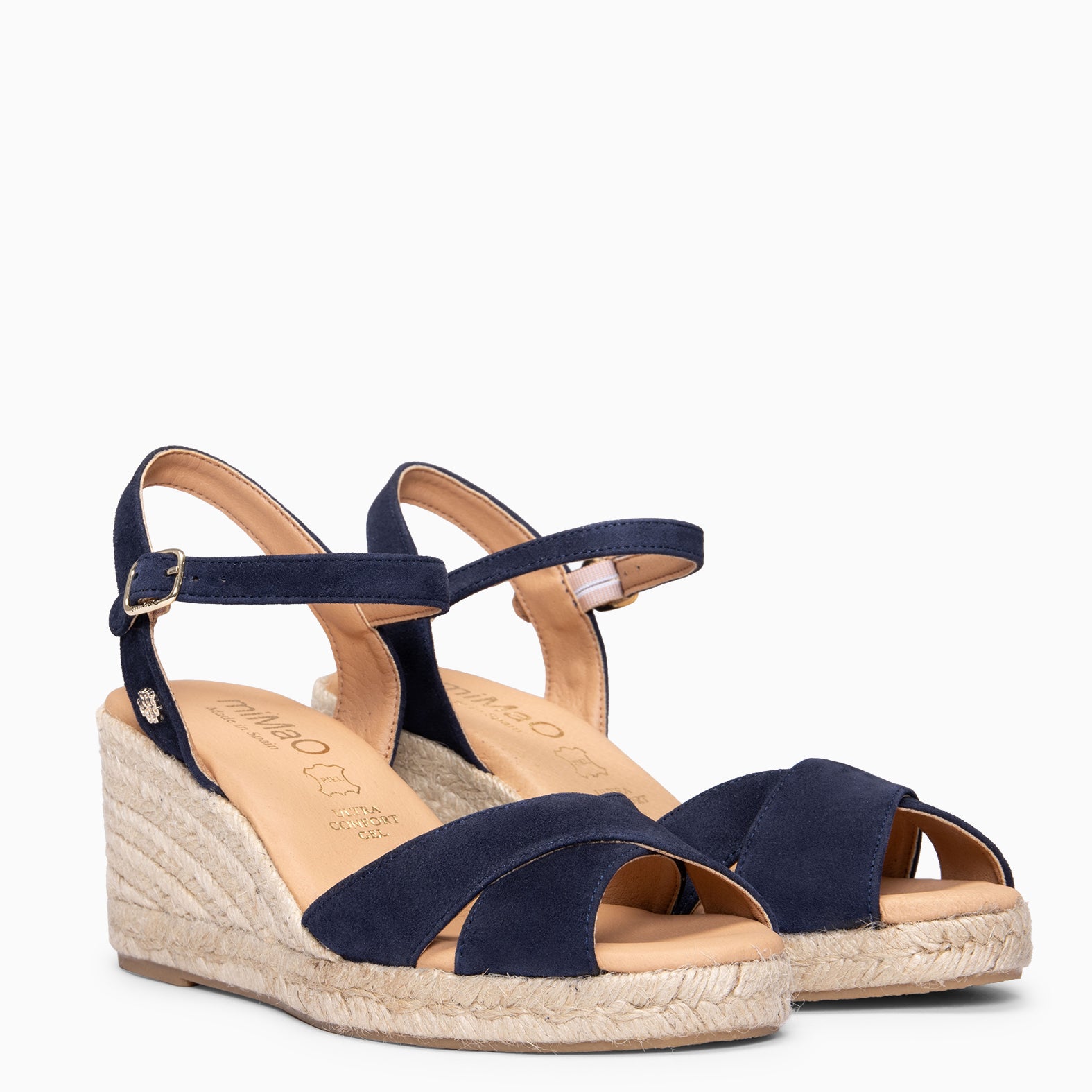 CALPE - NAVY SUEDE LEATHER ESPADRILLE