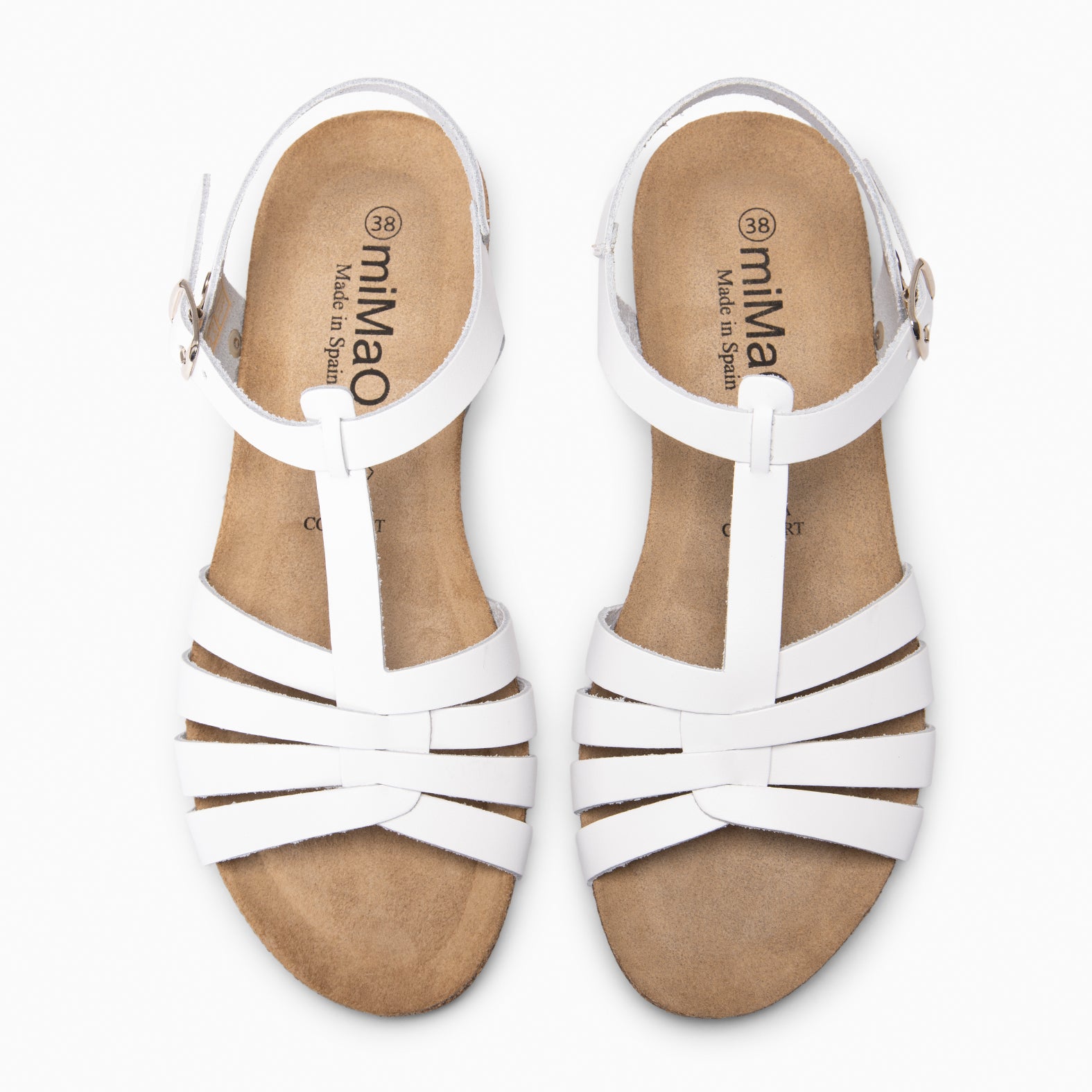 DITA - WHITE Bio strappy sandals