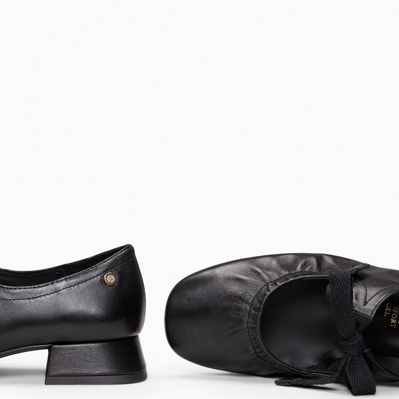 CORA – Merceditas con lazo NEGRO - miMaO ®