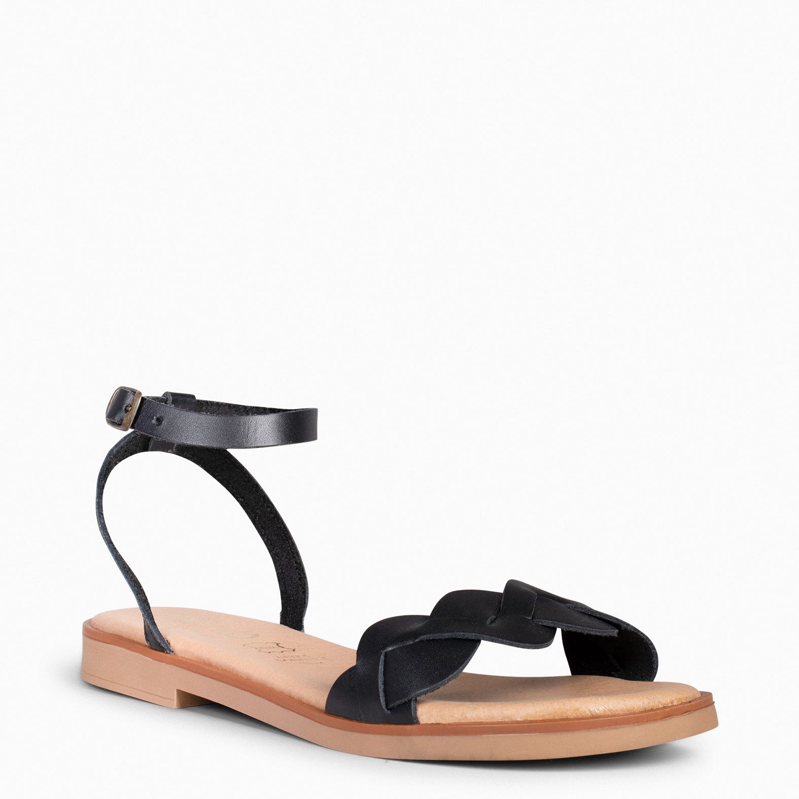 ARECA - Sandalias Planas Mujer NEGRO