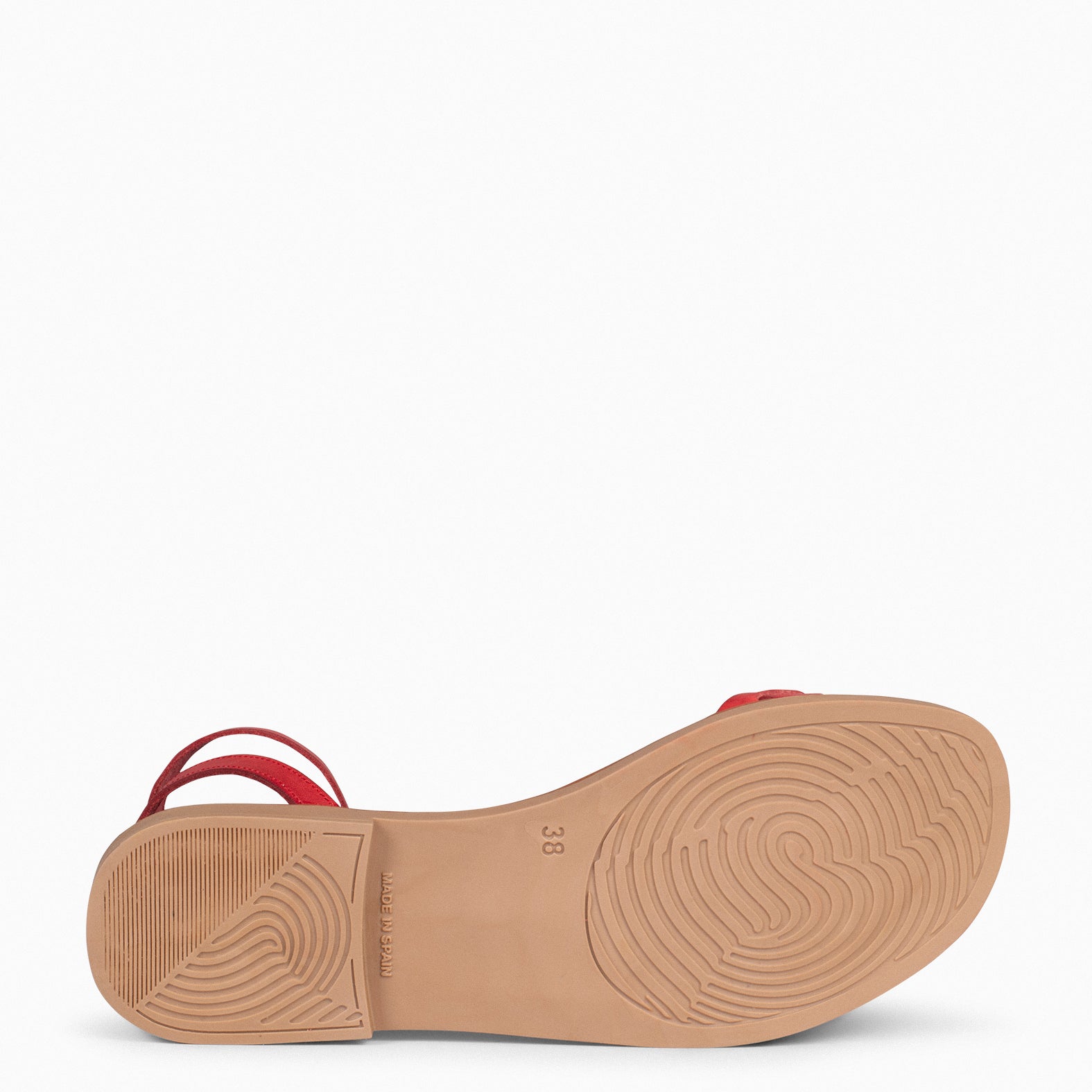 ARECA - Sandalias Planas Mujer ROJO