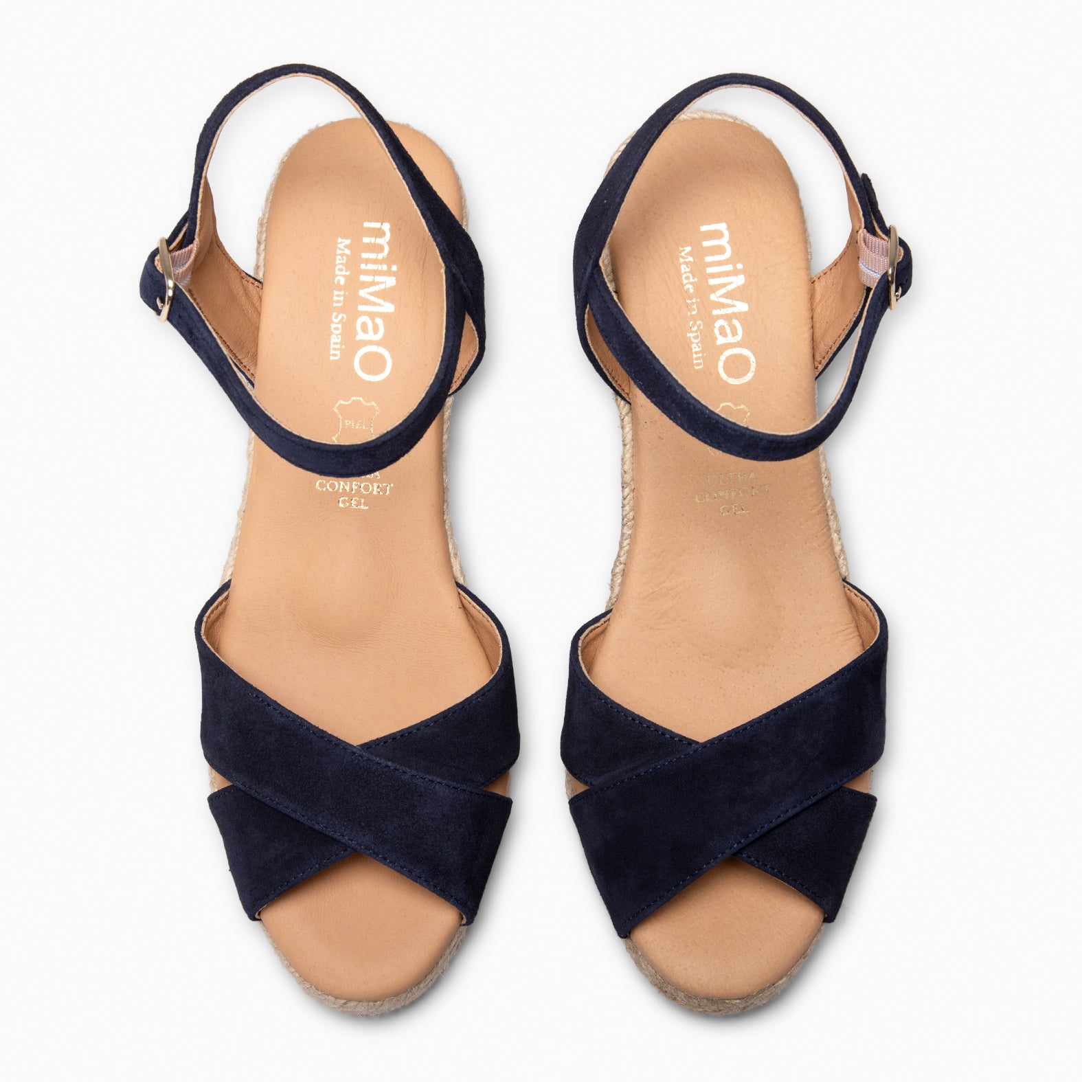 CALPE - NAVY SUEDE LEATHER ESPADRILLE