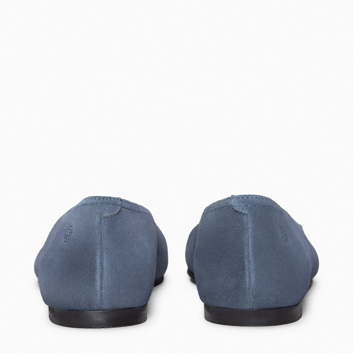 PLUMA - Bailarina baresoft de serraje JEANS