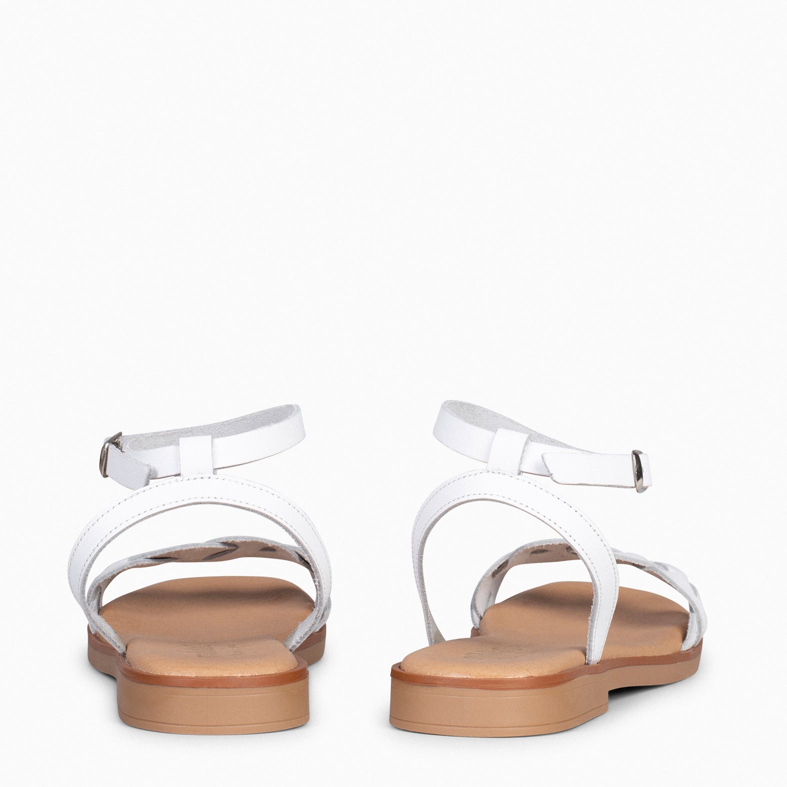 ARECA - Sandalias Planas Mujer BLANCO