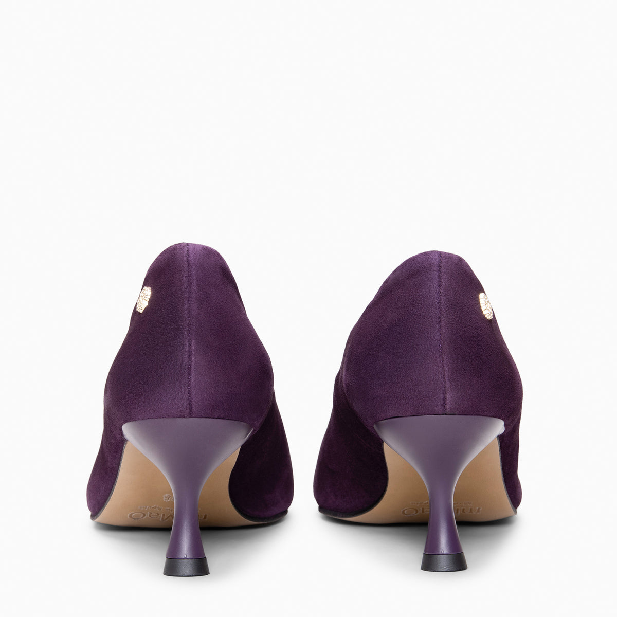 BERTA - Zapatos de tacón kitten MORADO