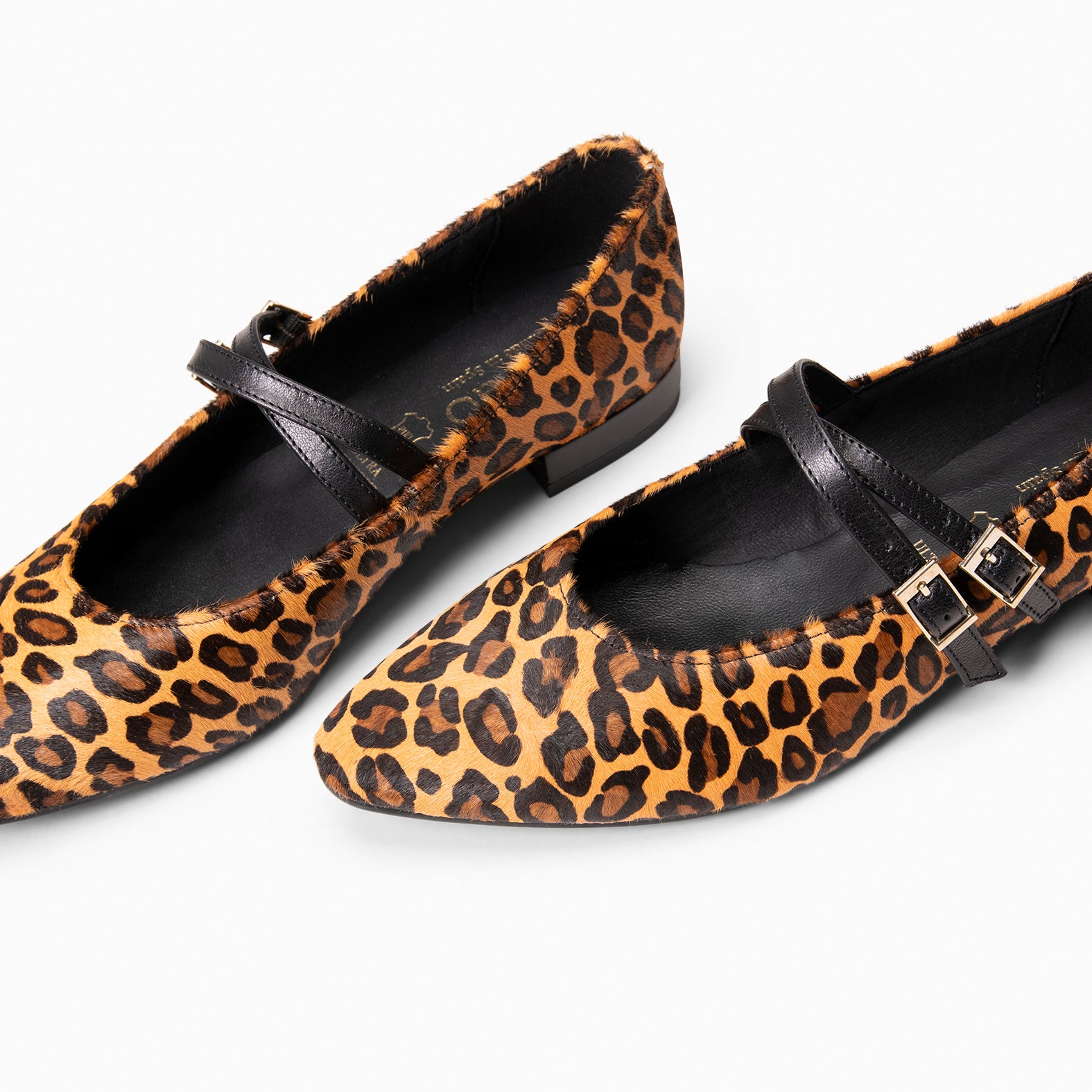 Alana - Merceditas con tacón bajo LEOPARDO - miMaO ®