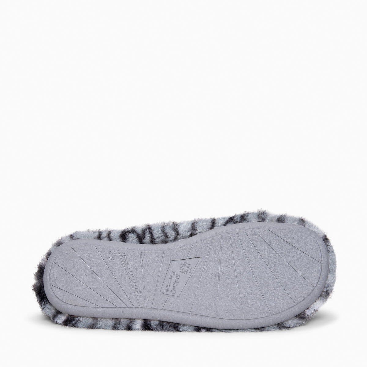 KOMFY DREAMS - Zapatillas de estar por casa ultra suaves TIGRE GRIS