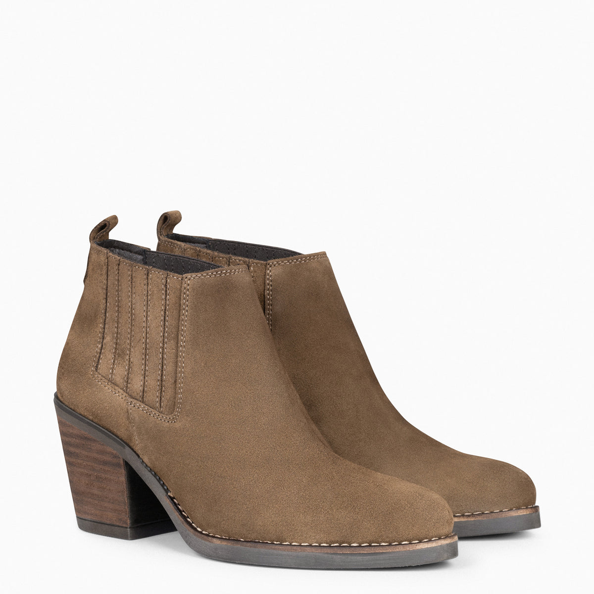 ALABAMA - Botines Cowboy de Mujer TAUPE