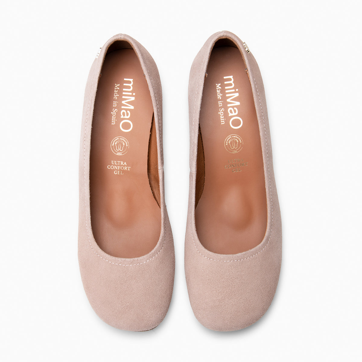 URBAN BARESOFT - Zapatos de salón de tacón ancho NUDE