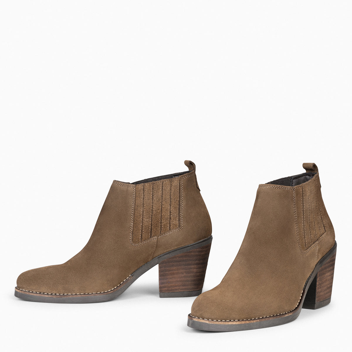 ALABAMA - Botines Cowboy de Mujer TAUPE