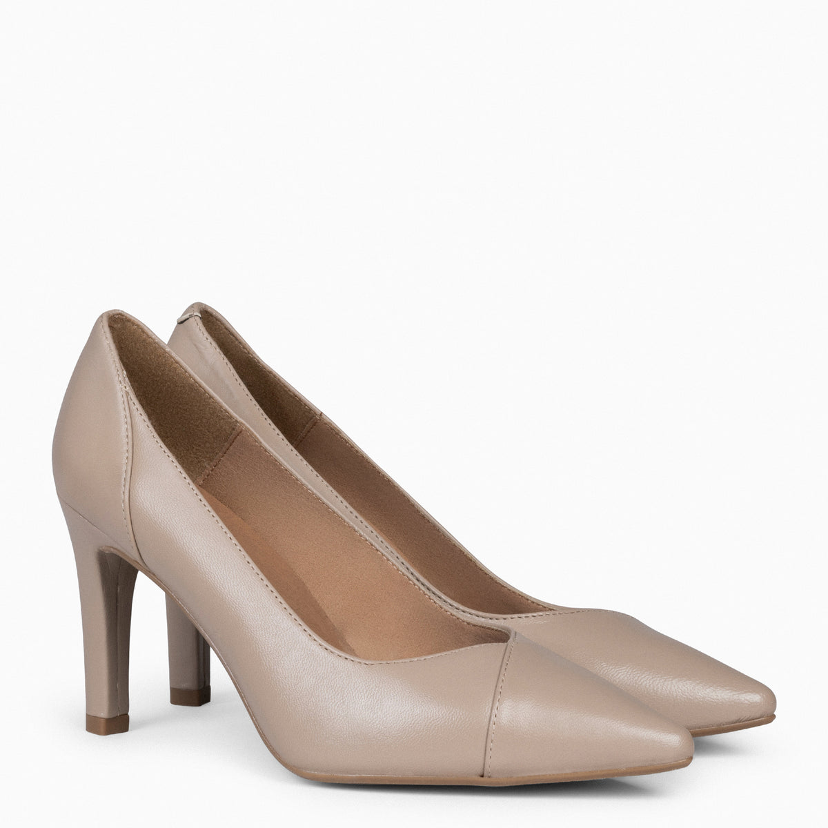 GLAM – Zapatos elegantes de tacón alto TAUPE