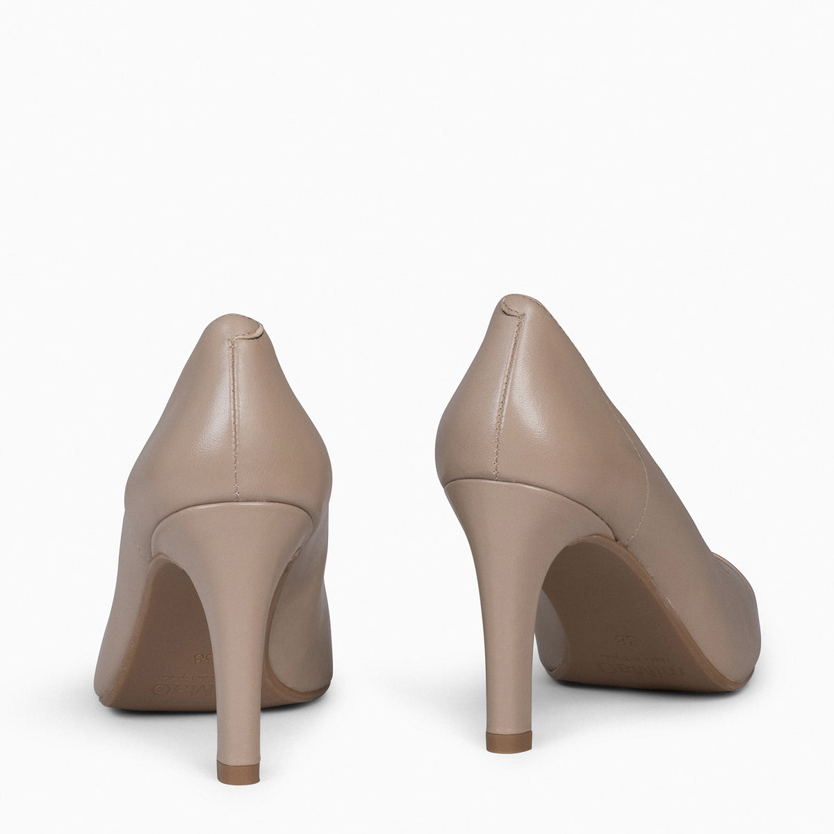 GLAM – Zapatos elegantes de tacón alto TAUPE